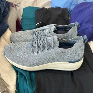 Skechers Blue Knit Casual Sneakers
